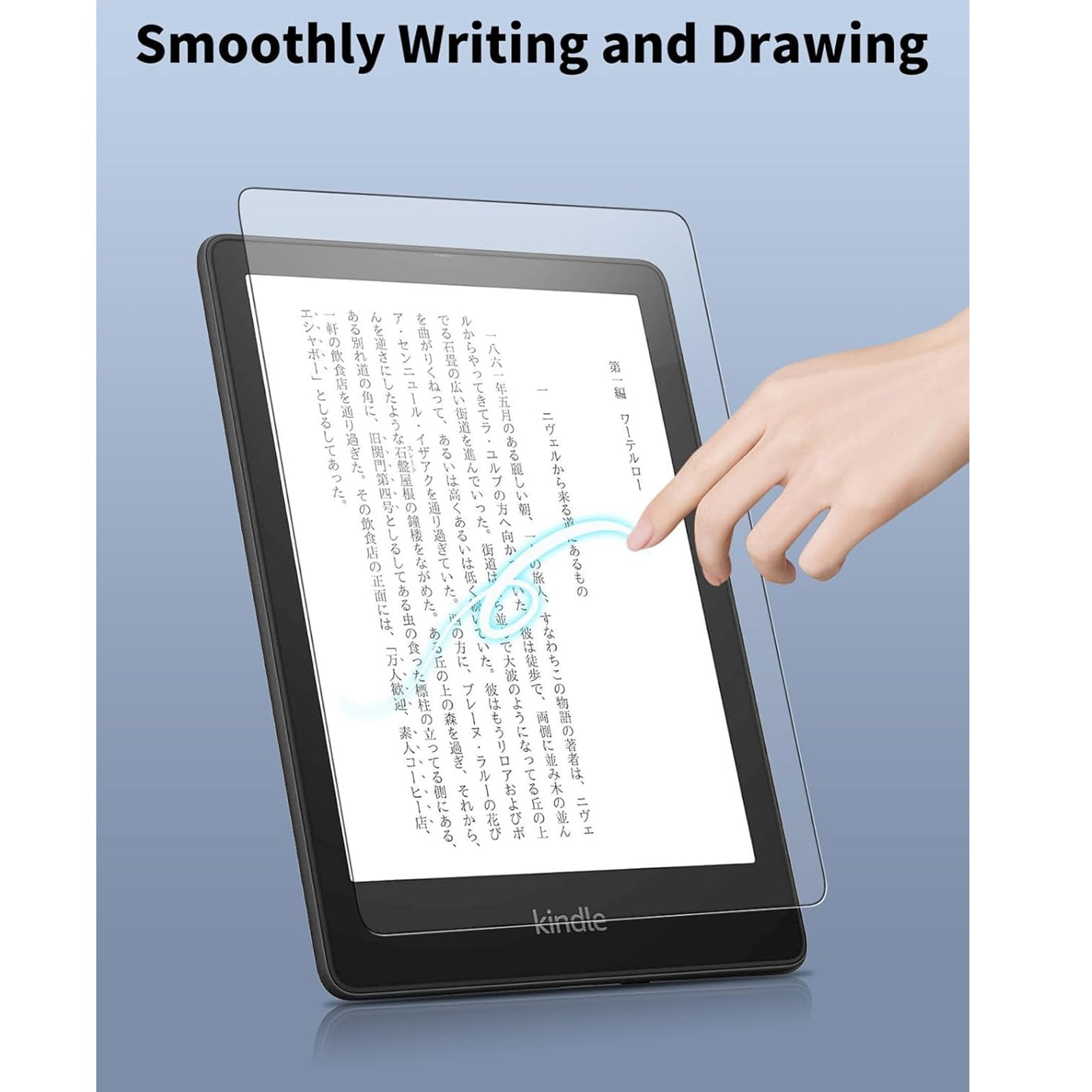 2 Pellicole Protettive Antiriflesso Per Kindle Paperwhite 7" 12a Gen 2024 - Schermo Opaco Pet - Foto 6