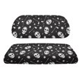 thumbnail image 2 of Pzuqiu Golf Skull Print 2-Piece Golf Cart Seat Covers - Breathable Washable Protective Set for Most 2-Seater Golf Carts, 2 of 10