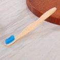 thumbnail image 1 of Cepillo de dientes de hotel desechable, cepillo de dientes de bambú con carbón de bambú, juego de cabezal pequeño para niños, piel suave, hotel independiente, 1 of 4