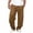 A-Brown, variant on Baggy Sweatpants for Men Solid Color Drawstring Elastic Waist Comfy Track Pants with Pockets Sizes S-2XL
