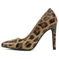 thumbnail image 2 of Delicious Shoes Women Stiletto High Heel Classic Pumps Pointed Toe SCHEME-S Leopard Cheetah Print Patent 6, 2 of 5