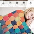 thumbnail image 3 of ARISTURING Soft Blankets and Throws for Sofa Colorful Mid Century Modern Wobbly Circle Warm Cozy Lightweight Blanket Retro Abstract Mid Century Blanket Couch Sofa Throw Blanket for Kids and Adults, 3 of 6