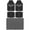 Gray, variant on Motor Trend FlexTough Gray Floor Mats for Cars & Cargo Mat Full Set - All Weather Front & Rear Rubber Automotive Floor Mats & Cargo Liner for SUV, Car, & Van - Interior Trunk Mat & Floor Cover
