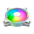 thumbnail image 4 of COOLER MASTER MasterFan MF120 Halo White Edition MFL-B2DW-18NPA-R1 Addressable RGB LED Case Fan, 4 of 11