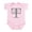 Petal Pink, variant on CafePress - Tap Snap Or Nap 1 Infant Bodysuit - Baby Light Bodysuit, Size Newborn - 24 Months