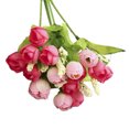 thumbnail image 4 of Wosthever Flores artificiales F14 spring star bud rosa en polvo Wosthever HA6514-09B, 4 of 6