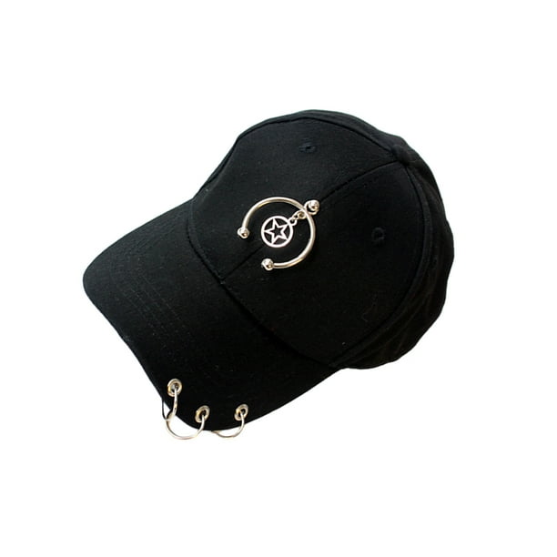 Gorra de béisbol Minnieouse de algodón transpirable para absorber sudor negro