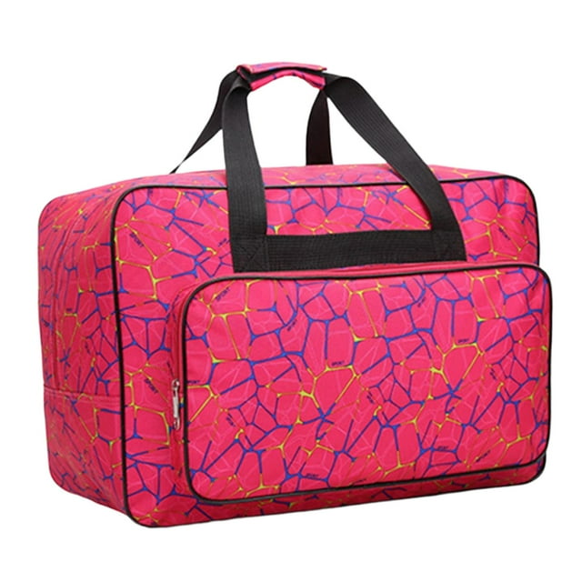 Sac à Main Rangement Léger Voyage Grande Capacité Porte-Outils Nylon Rose