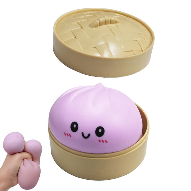 1Pcs Giant Glitter Dumpling, 2026 New Mega Rainbow Dumplings, Cute Anxiety Relief Fidget Toy, Soft Squeeze Decompression Dough for Adults