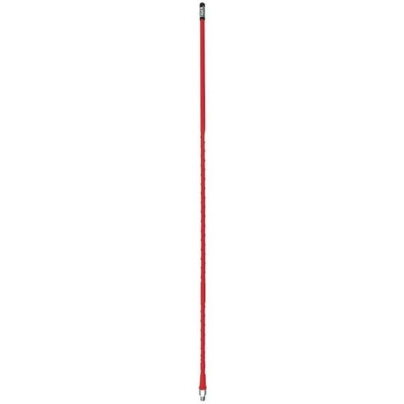 Everhardt TSM2-R 2 ft. 0.75 Wave CB Antenna with Weather Trap & 0.38 x 24 in. Threaded Base, Red