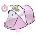 thumbnail image 1 of Greeniant Tienda de juegos para niños, se abre automáticamente, se pliega en una bolsa de transporte, casa de juegos de dibujos animados para niños, al Ropa Deportiva, Zapatos Unicornio rosa Greeniant OD015399-02, 1 of 6