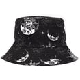 thumbnail image 4 of CoCopeaunts Black White Bucket Hat for Men Spring Summer Outdoor Sun Protection Fisherman Hat Women Bucket Cap Double-Faced Wear, 4 of 8