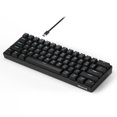 thumbnail image 2 of OUTEMU USB Câblé 61 Touches Clavier Mécanique Conduit Rétro-Éclairé Prend en Charge Interrupteur Bleu Échange Chaud / Interrupteur Rouge, 2 of 7