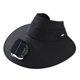 thumbnail image 2 of Gorra con ventilador solar | Batería incorporada de 700mAh | Recargable y ecológica | Visera de ala ancha para protección UV | Poliéster ligero y transpirable | Para exteriores, playa, senderismo, 2 of 6