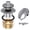 Chrome Plated, variant on Chrome Plated Metal Lift & Turn Bathtub Drain Kit
