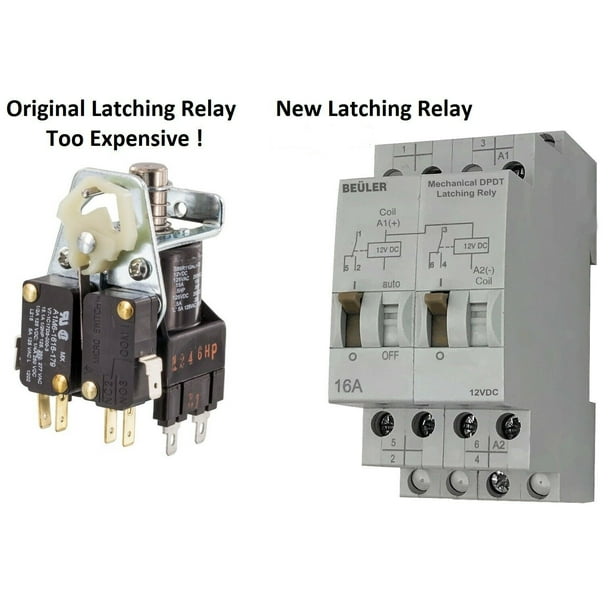 Heavy Duty Single Coil DPDT 12-18 Volt Electro-Mechanical ...