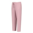thumbnail image 5 of WTOBBY Women's Quick-Dry V-Neck Scrubs Set with Pockets, Short Sleeve Top and Long Pants, Solid Color Nursing Uniform, Medical Workwear for Caregivers,Pink XL, 5 of 7