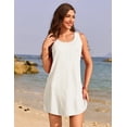 thumbnail image 2 of Traje de baño Coverup AI'MAGE Hollow Out de ganchillo blanco S-3XL para mujer, 2 of 4