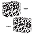 thumbnail image 2 of SEANATIVE Cow Print Dust Cover for Sewing Machine Foldable Sewing Machine Cover with Storage Pocket Sewing Machine Dust Cover Protection Decor Accessories, 2 of 7