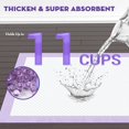thumbnail image 4 of Empapadores para perros Croci 91 x 92 cm extra grandes, 100 unidades, lavanda, 4 of 8
