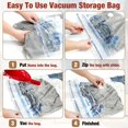 thumbnail image 3 of Bolsas de almacenamiento al vacío HIBAG 10, grandes, de nailon y polietileno, que ahorran espacio, 3 of 6