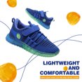 thumbnail image 3 of Dream Pairs Kids Boys Girls Lightweight Breathable Tennis Running Shoes Kids Athletic Fashion Sneakers SDRS223K NAVY Size 9, 3 of 5