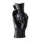 thumbnail image 3 of Jarrón de cerámica para flores Jarrón de cerámica para escritorio Macetero de mesa Macetero para Negro, 3 of 9