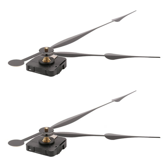 2set 23mm High Torque Quartz Clock Movement Mechanism with 12 Inch Long Spade Hands for DIY Clock Repair Parts B