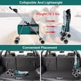 thumbnail image 2 of Bestpet Posh Pet Stroller by BestPet, Teal, 2 of 5