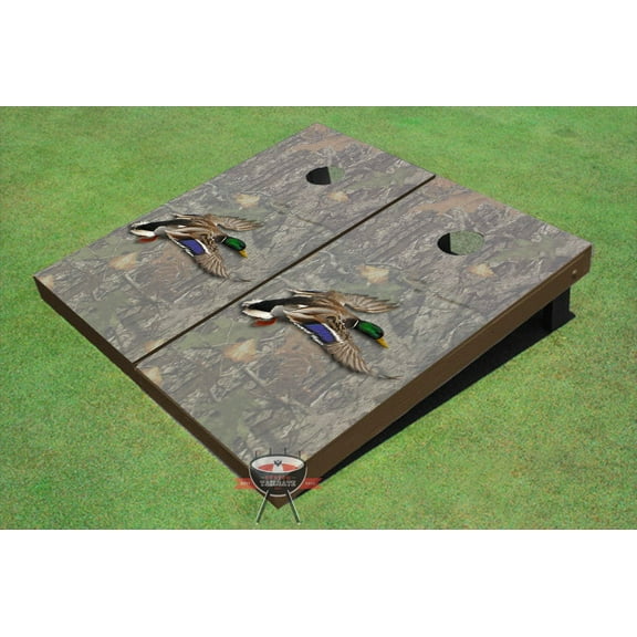 Mallard Cammo Themed Cornhole Boards