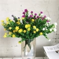 thumbnail image 6 of GRNSHTS 6 PCS Artificial Flowers Outdoor UV Resistant Plants Outside Hanging Planter Home Wedding Office Garden Decor (white), 6 of 7