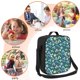 thumbnail image 5 of Fotbe Floral Lonchera Bolsa de Almuerzo para Hombres y Mujeres, Lonchera de Gran Capacidad, Bolsa de Almuerzo Reutilizable, Bolsa Térmica Aislante, 5 of 7
