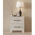 thumbnail image 1 of HMD Wallace 2 Drawer Nightstand, Light Gray, 1 of 4