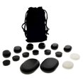 thumbnail image 1 of 16pc Facial Massage Basalt Stone Set w/Velvet Travel Pouch, 1 of 2