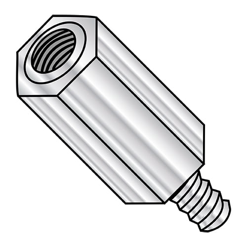 M4-0.7X5 6 MM Hex Male Female Standoff Aluminum (Pack Qty 500) BC-M604005HMA