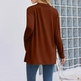 thumbnail image 4 of iHPH7 Open Front Cardigan for Women Long Jackets for Women Fall Cardigans for Women Fall Outfits for Women Soft Cardigans for Women Womens Fall Jackets Long Cardigans for Women Brown S, 4 of 7