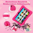 thumbnail image 3 of Veidoo Kids Tablet, 7 inch Android Tablet for Kids 2GB Ram 32GB Storage, Toddler Tablet with IPS Screen, Parent Control, Bluetooth, WiFi, Kid-Proof case with Kickstand, Learning (Pink), 3 of 7