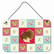 Caroline's Treasures CK5417DS812 French Turkey Dindon Love Wall or Door Hanging Prints, 8x12, multicolor