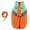 Orange1, variant on erfcxs Warm Winter Coat Windproof Color Blocking Cute Embroidery Style Suitable For Small And Medium Sized And Cat Jacket Vest With Shoulder Straps/ Options