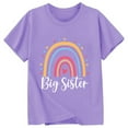 thumbnail image 4 of ibiyuan Big Sister Shirts for Girls Size 8 Promoted To Girls Outfit Cotton T-Shirt Baby Announcement Short Sleeve Tshirts Kids Shirts Girls 7-8 Big Sister Gift Tees Toddler Girl Tops, 4 of 4