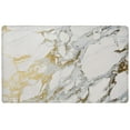 thumbnail image 1 of SoHome Cozy Living Anti Fatigue Mat Kitchen Mat Non Slip Stain Resistant Easy Clean 1/2 Inch Thick Kitchen Floor Mats, Marble Gold 18" x 30", 1 of 4