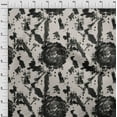 thumbnail image 4 of oneOone Cotton Poplin Twill Black Fabric Abstract Texture Sewing Craft Projects Fabric Prints By Yard 56 Inch Wide, 4 of 4