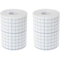 thumbnail image 1 of y 2 Rouleaux de Ruban de Rétention pour Pansement Non Tissé, Rouleau de Couverture Ruban Extensible 4 Pouces x 10 Yards Ruban Adhésif Respirant Non Tissé Ruban de Bandage Protecteur Extensible Rouleau de Bandage 4 Pouces, 1 of 5