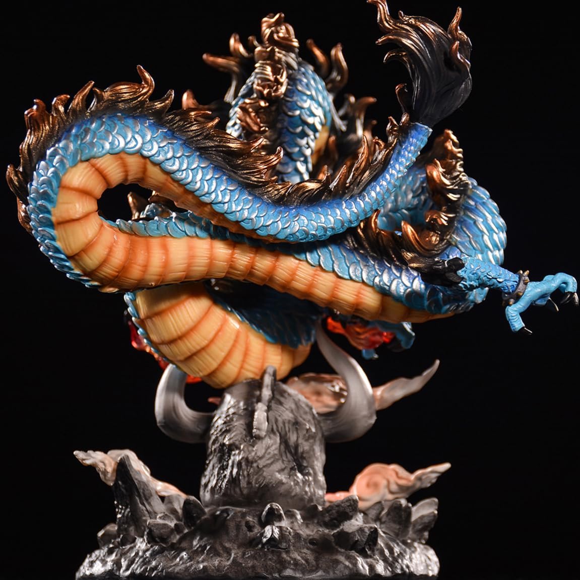 New Four Emperors Kaido (Resonance Ver) Character Anime Model Statue Action Figures Desktop Ornament Popular Decorations Fan Souvenirs Creative Gift Collectable