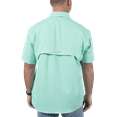 thumbnail image 2 of Realtree Opal Green Mens Short Sleeve Fishing Guide Shirt- XL, 2 of 5