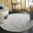 thumbnail image 2 of SAFAVIEH Metro Brittania Abstract Area Rug, Grey/Ivory, 6' x 6' Round, 2 of 8