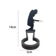 thumbnail image 2 of HBASD - Candelabro de Halloween de terror, candelabro de metal con forma de vela de té, decoración de Halloween (D), 2 of 7