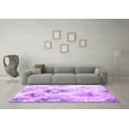 thumbnail image 3 of Ahgly Company Indoor Square Abstract Purple Contemporary Area Rugs, 7' Square, 3 of 4