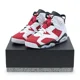 thumbnail image 1 of Ni - ke CT8529-106 Ni - ke Air Jordan 6 Retro Carmine Red White Black Bordeaux (Men's), 1 of 5