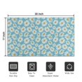 thumbnail image 5 of Blue Daisy Flower Pattern Door Rugs,Washable Non Slip Door Mats Indoor,Decorative Door Mats,Entry Mat Indoor for Entrance,Bedroom,Kitchen,Bathroom,17"x30", 5 of 6